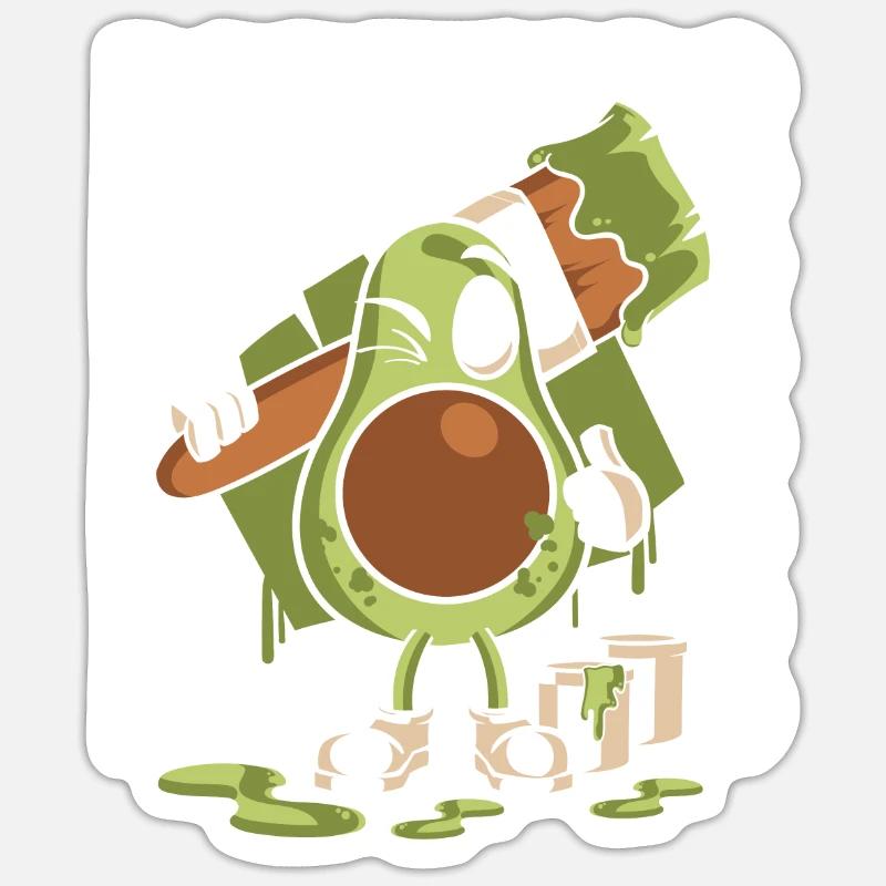 Painter Varnisher Journeyman Master Painter - Sticker size S (10 x 10 cm) - white matte