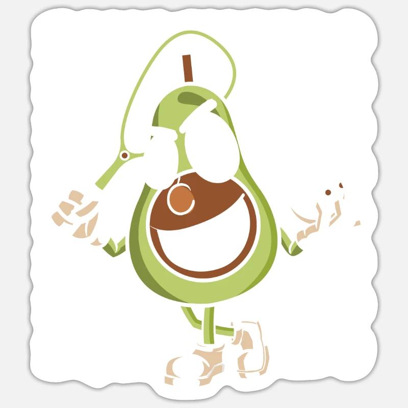 Squash Sticker size S (10 x 10 cm)