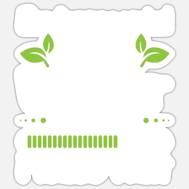 Environmental Social Worker In Progress Profession Sticker Größe S (10 x 10 cm)