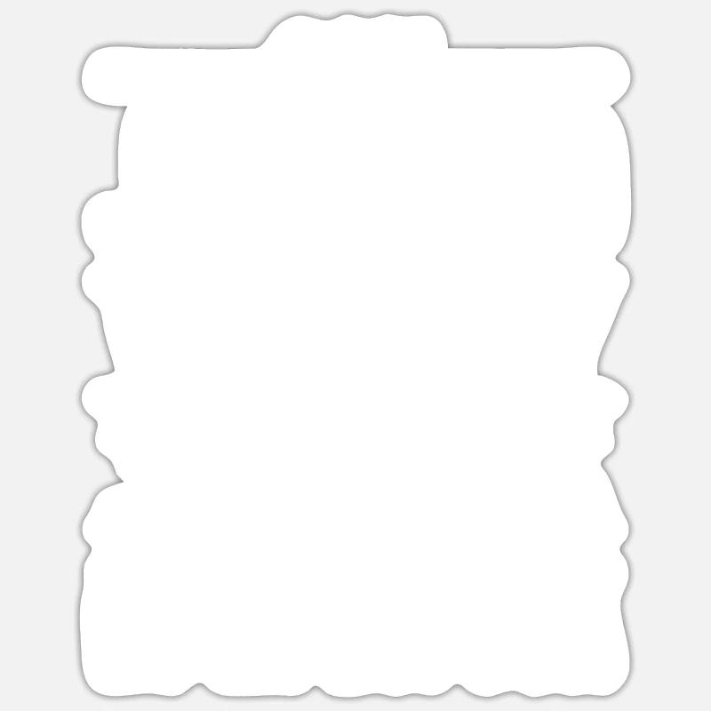 Je Suis Retraité - Sticker taille S (10 x 10 cm) - blanc mat