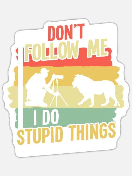Photography Camera Lens Retro - Sticker Größe S (10 x 10 cm) - Mattweiß