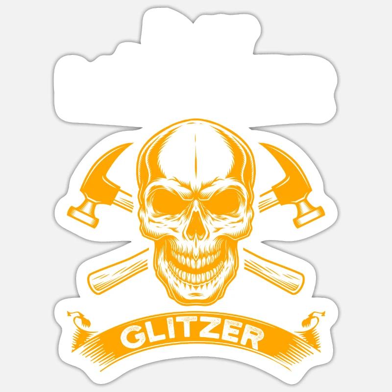 Dachdecker Beruf Dachdeckerei Geschenk Sticker Größe S (10 x 10 cm)