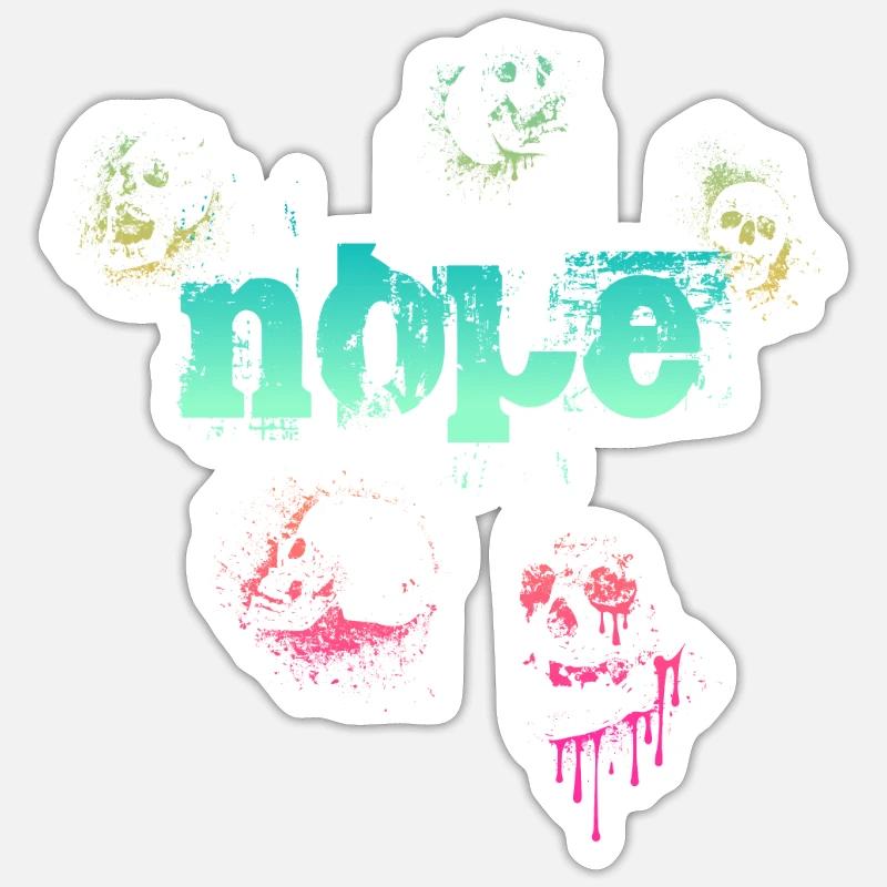 Nope - Dites simplement non! Sticker taille S (10 x 10 cm)