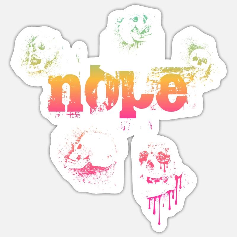 Nope - Dites simplement non! Sticker taille S (10 x 10 cm)