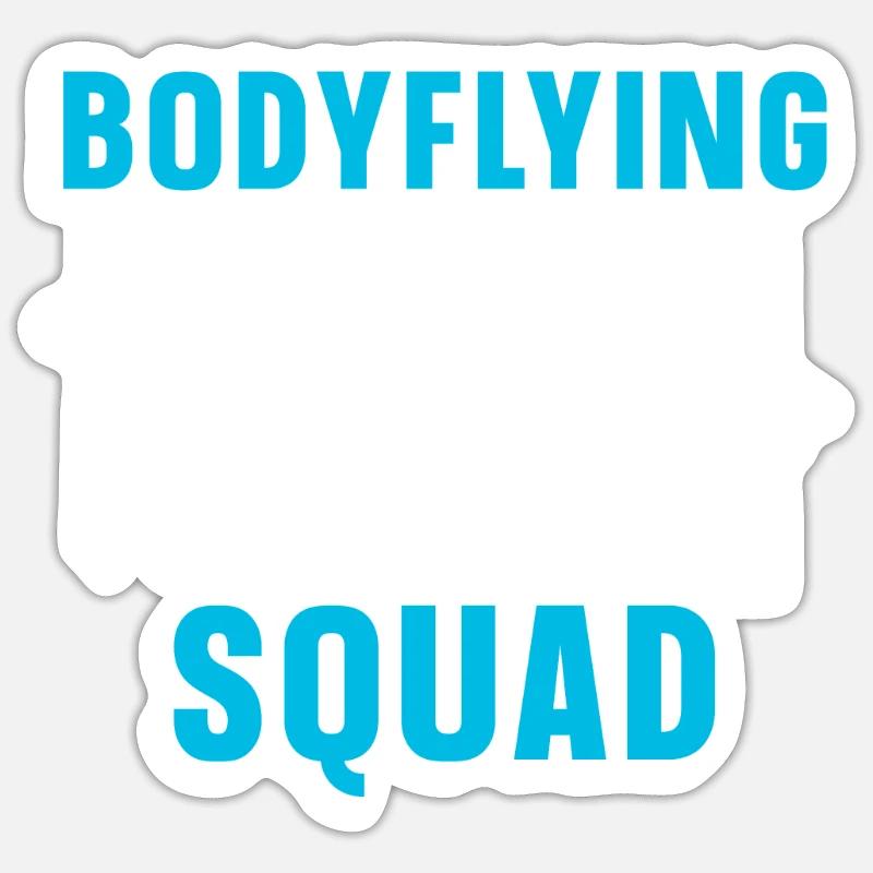 Indoor Skydiving - Sticker size S (10 x 10 cm) - white matte