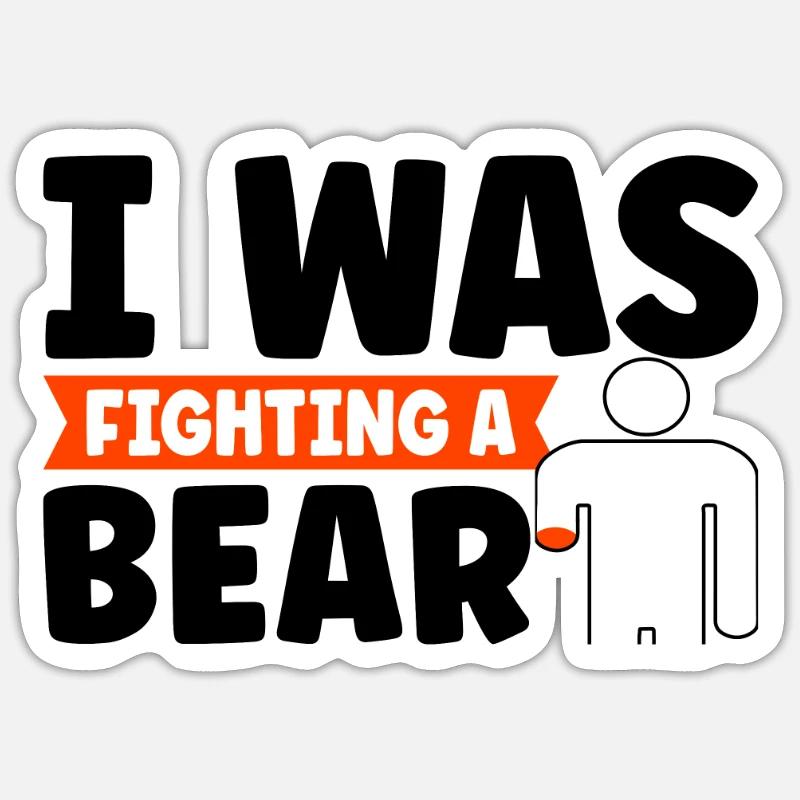 Amputation de l’amputation du bras de la main requise Sticker taille S (10 x 10 cm)