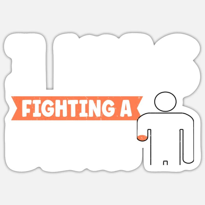 Amputation de l’amputation du bras de la main requise Sticker taille S (10 x 10 cm)