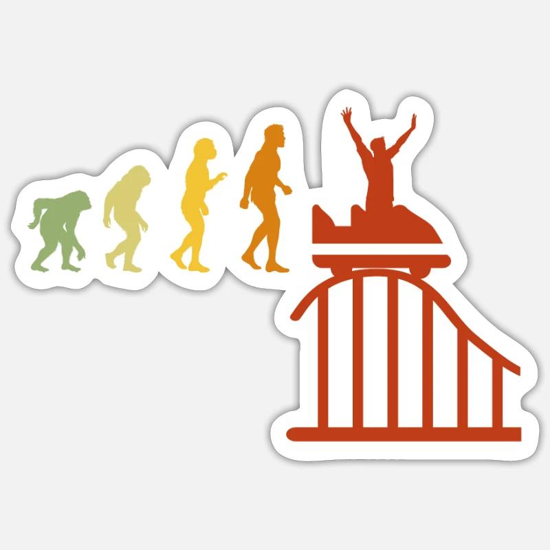 Certified Roller Coaster Test Pilot - Freizeitpark Sticker Größe S (10 x 10 cm)