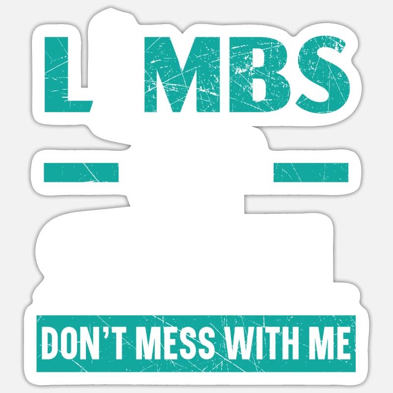 Amputationsrollstuhl Behinderter Amputierter Amputierter - Sticker Größe S (10 x 10 cm) - Mattweiß