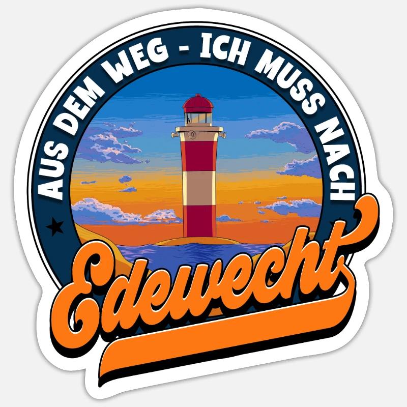 Edewecht Sticker Größe S (10 x 10 cm)