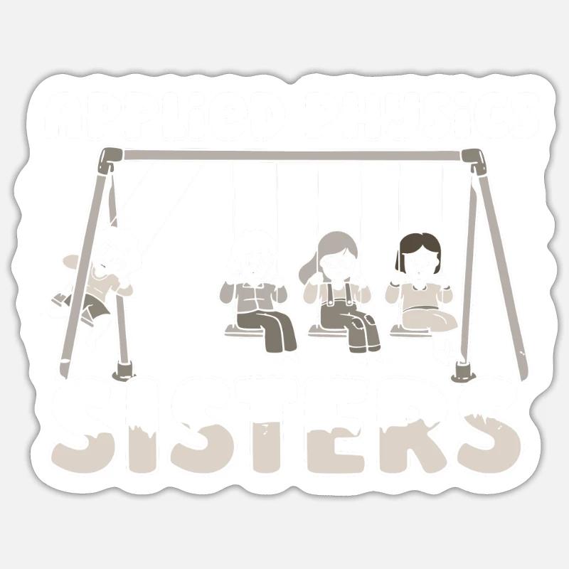 Physics Physicist - Sticker size S (10 x 10 cm) - white matte
