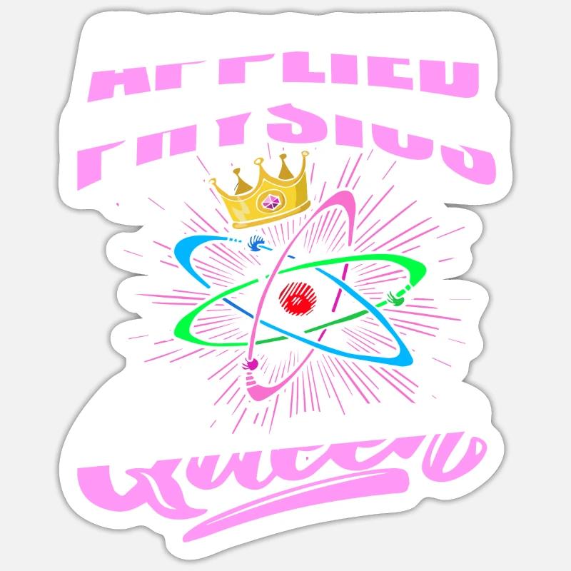 Physik Physiker - Sticker Größe S (10 x 10 cm) - Mattweiß