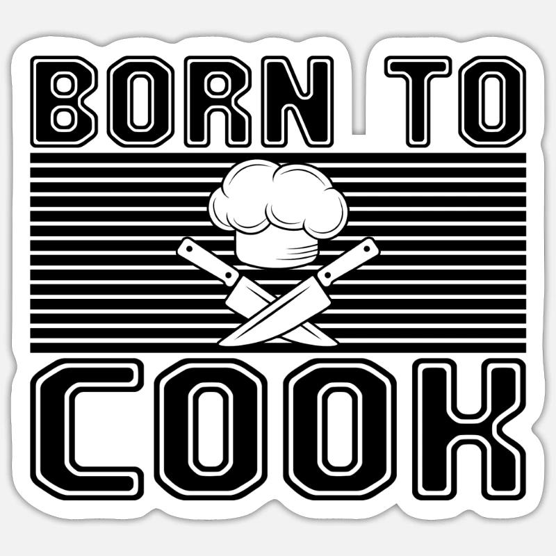 Cuire - Sticker taille S (10 x 10 cm) - blanc mat