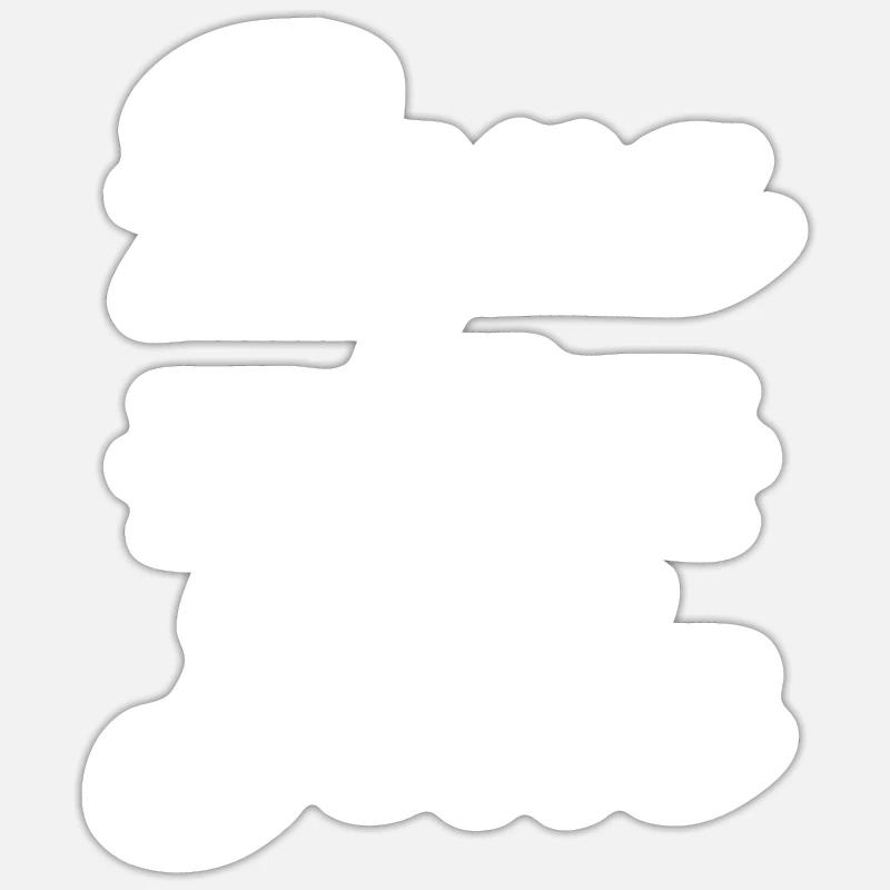 Papa Ist Der Beste - Sticker Größe S (10 x 10 cm) - Mattweiß