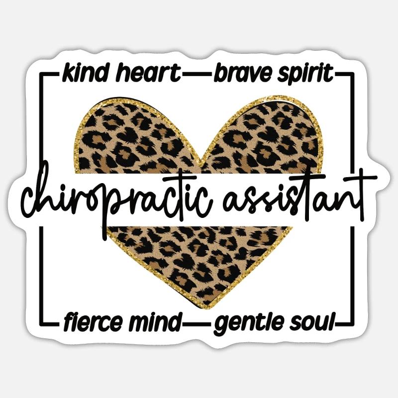 Chiropractic Assistant Chiropractic Assistant - Sticker size S (10 x 10 cm) - white matte
