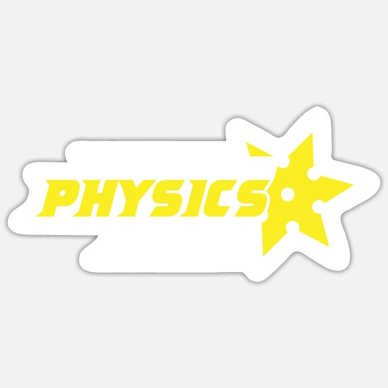 Physics Physicist - Sticker size S (10 x 10 cm) - white matte