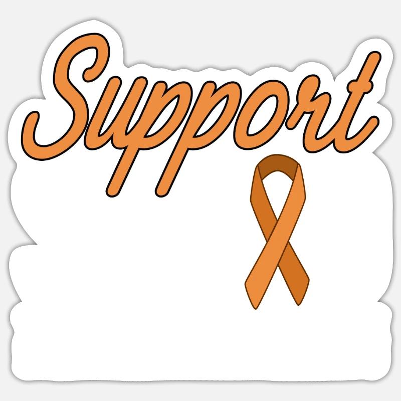 Support Squad - Leukemia Awareness Sticker size S (10 x 10 cm)