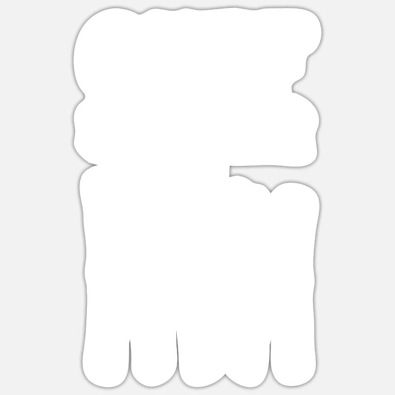Chefstecher Spargelstecher Spargelernte Bauer - Sticker Größe S (10 x 10 cm) - Mattweiß
