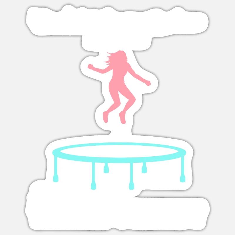 Pull pour trampoline Ironic Saying Hobby Sticker taille S (10 x 10 cm)