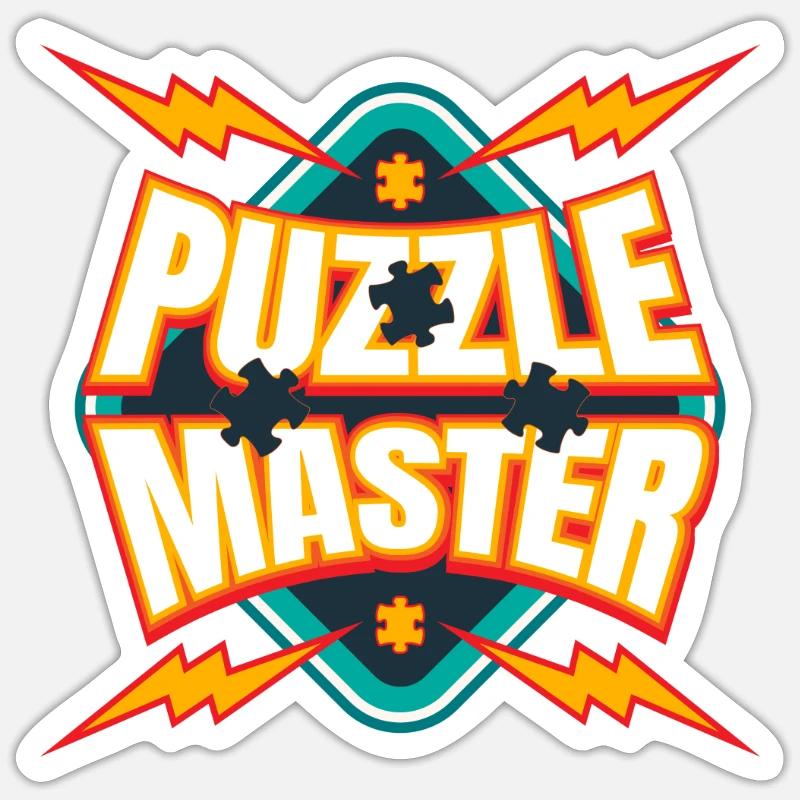 Puzzle Master Puzzles Puzzles Hobby Game Sticker size S (10 x 10 cm)