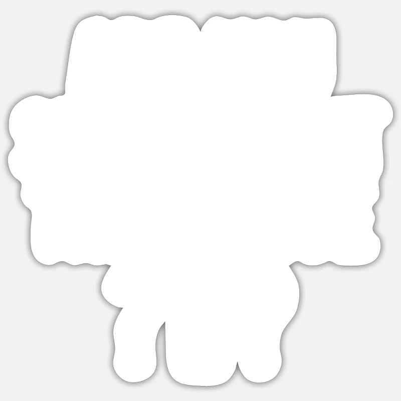 Échec en passant Échec - Sticker taille S (10 x 10 cm) - blanc mat