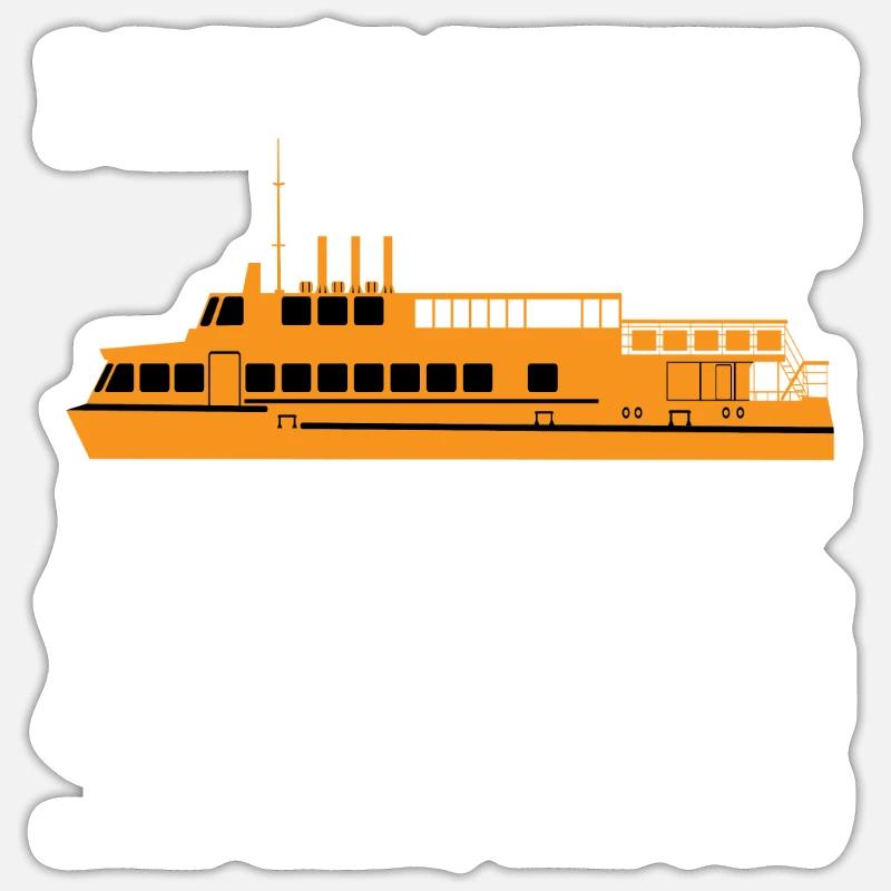 Ferry saying - Sticker size S (10 x 10 cm) - white matte