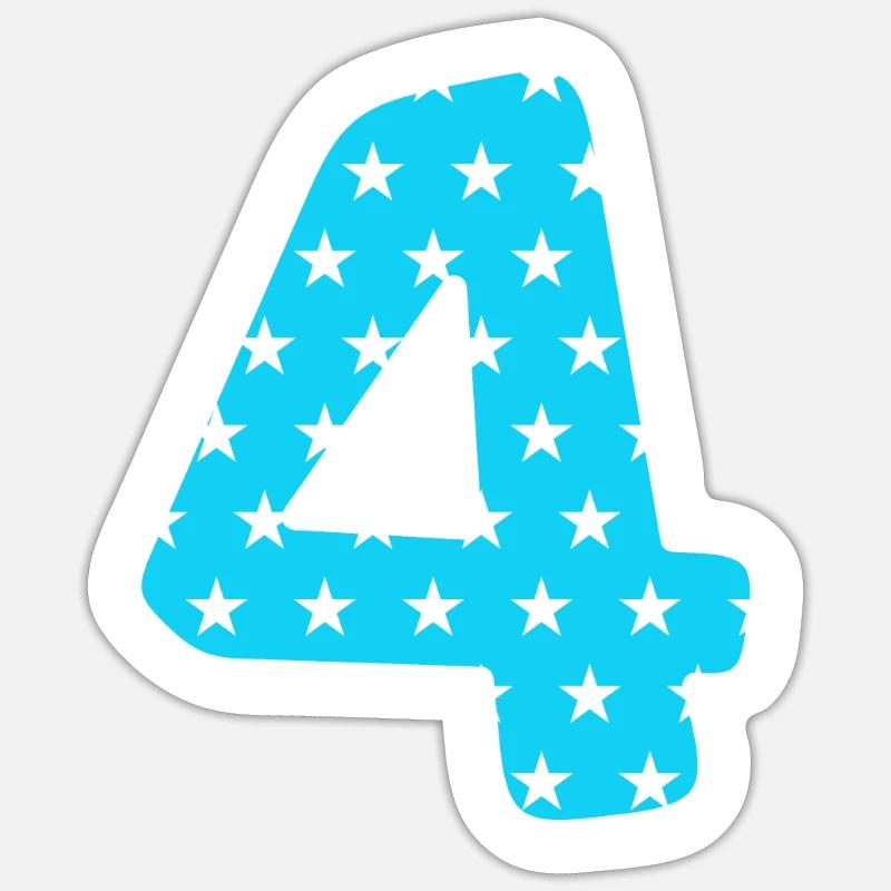 4 Sticker Größe S (10 x 10 cm)