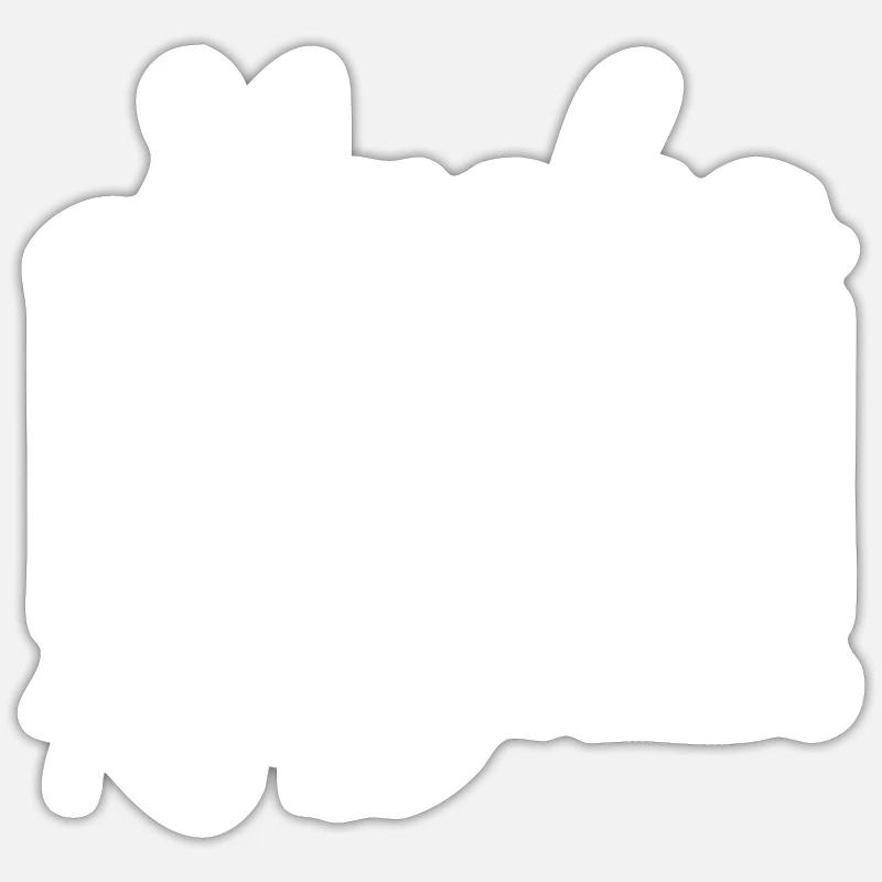 Nacho Infirmière moyenne - Sticker taille S (10 x 10 cm) - blanc mat