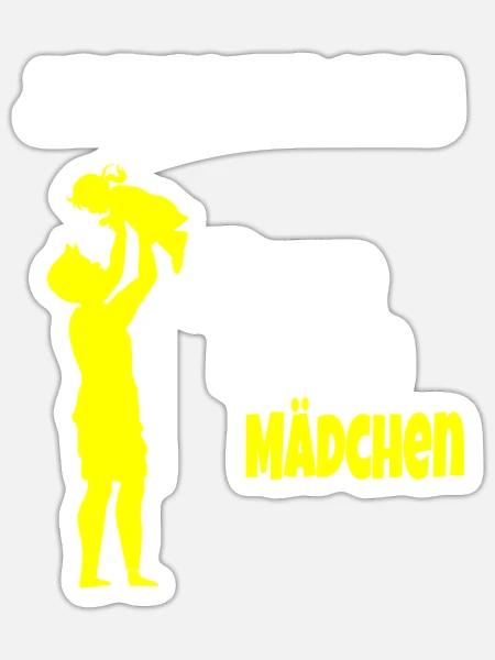 Jungs machen Jungs - Sticker Größe S (10 x 10 cm) - Mattweiß