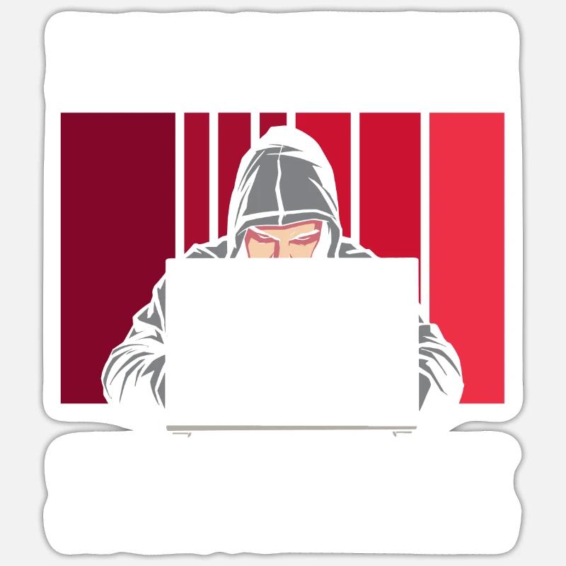 Ich Hasse Programmieren Ich Liebe Programmieren Sticker Größe S (10 x 10 cm)