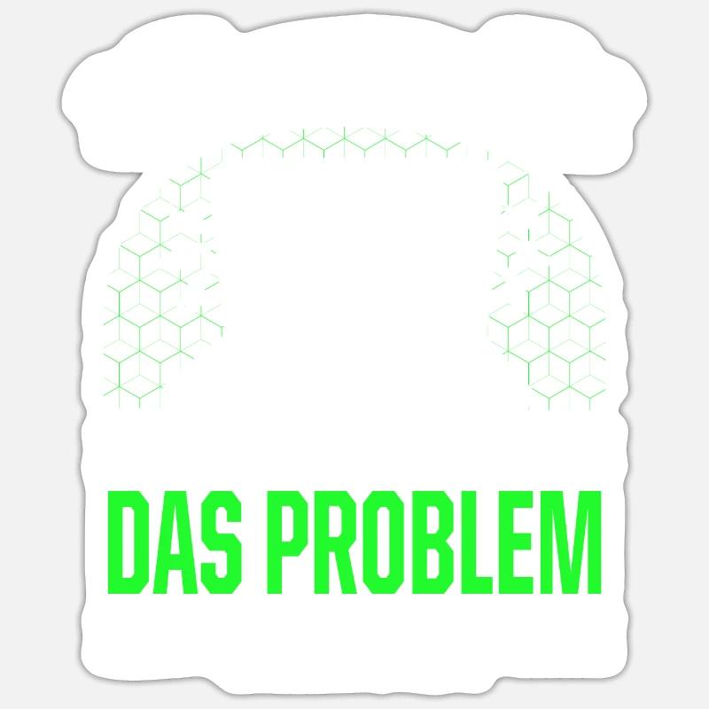 Programmierer Bleibe Bis Das Problem Gelöst Ist Sticker Größe S (10 x 10 cm)