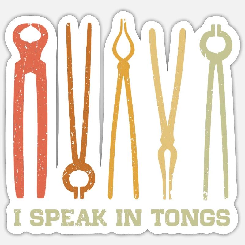 Artisans Dictons Maréchal-ferrant Forge Outil Sticker taille S (10 x 10 cm)