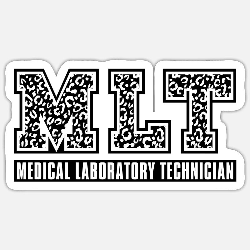 Labortechniker Beruf Wissenschaft Geschenkidee - Sticker Größe S (10 x 10 cm) - Mattweiß
