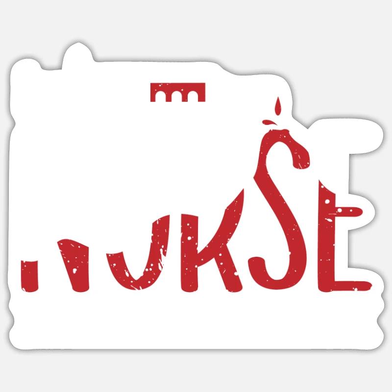 Krankenschwester Pflegekraft Krankenhaus - Sticker Größe S (10 x 10 cm) - Mattweiß