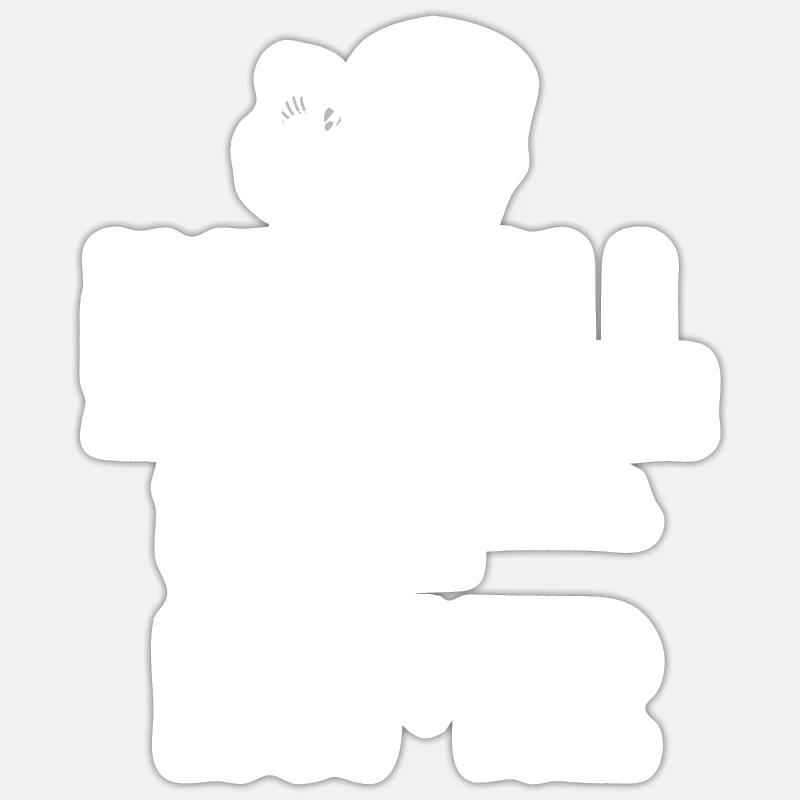 Notfall - Analphylaktischer Schock - Sticker Größe S (10 x 10 cm) - Mattweiß