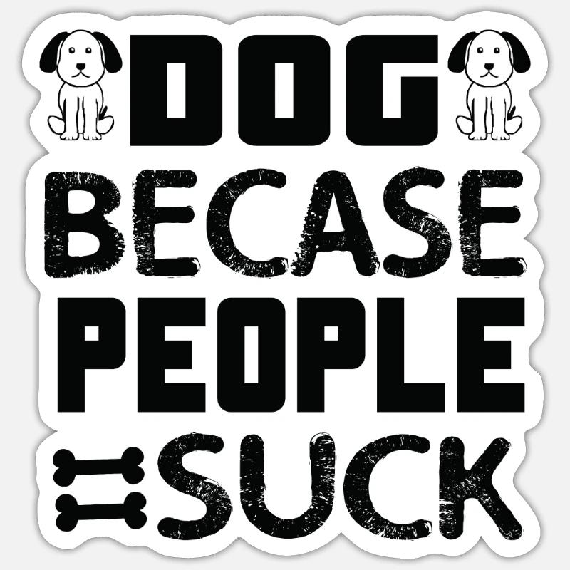 Chiot Sticker taille S (10 x 10 cm)