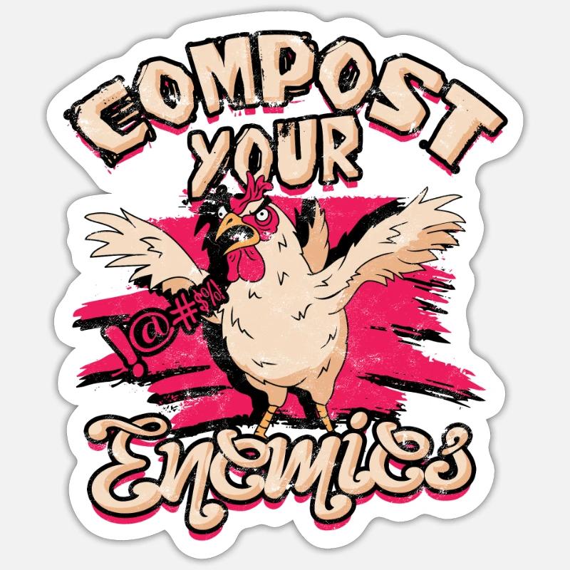 Sticker taille S (10 x 10 cm) - 