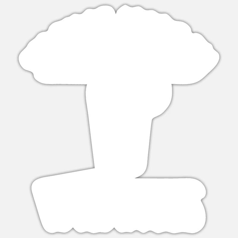 silence mode in vacancy. Sticker size S (10 x 10 cm)