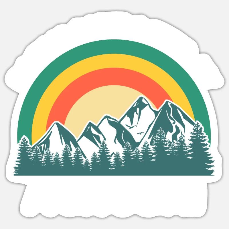 Easily distracted by Acroski - Sticker size S (10 x 10 cm) - white matte