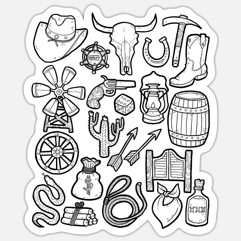Sticker size S (10 x 10 cm) - 