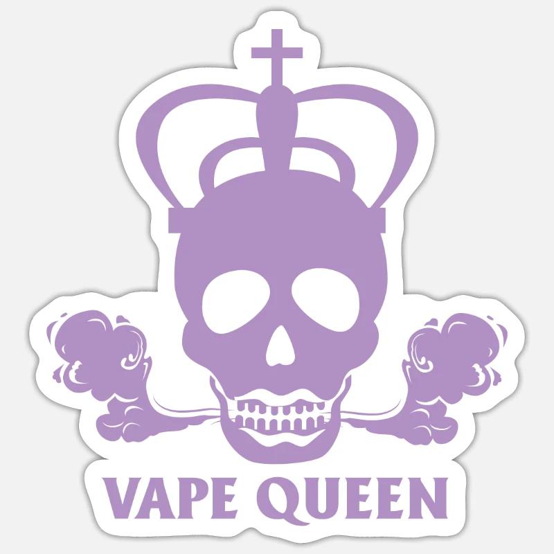 E-Zigarette E-Shisha Dampf Liquid Sticker Größe S (10 x 10 cm)