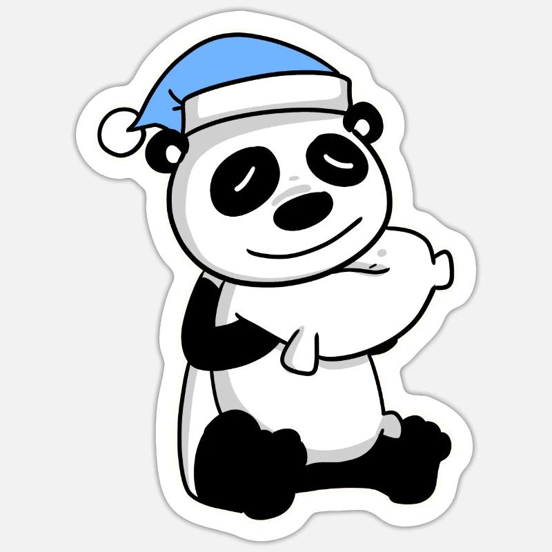Panda Bébé Sticker taille S (10 x 10 cm)