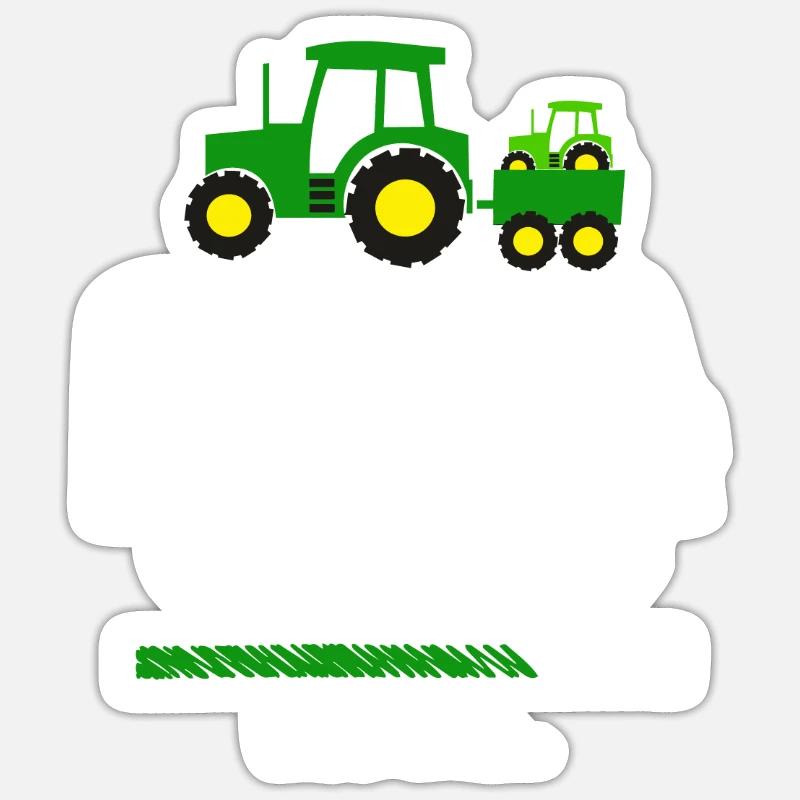 Papa 2023 Loading - Sticker Größe S (10 x 10 cm) - Mattweiß