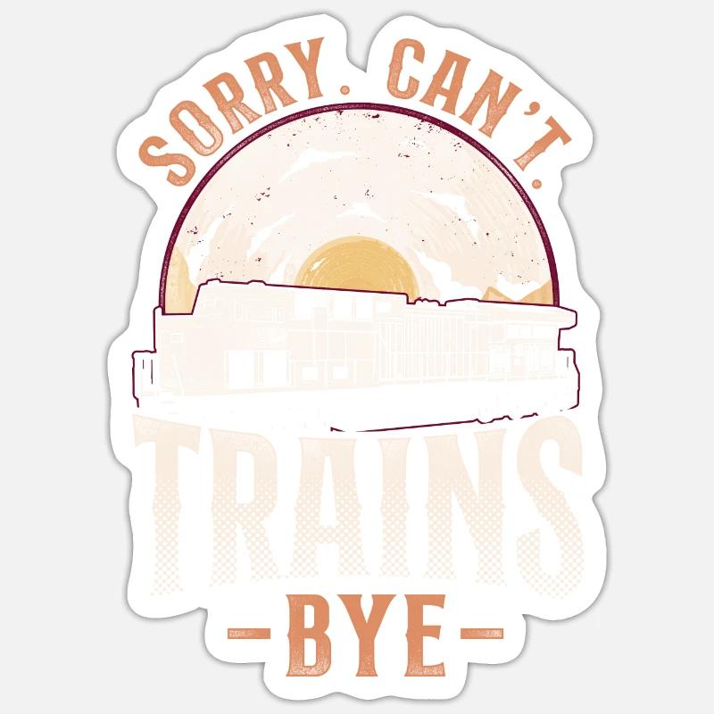 Freight Diesel Train Driver Sticker size S (10 x 10 cm)