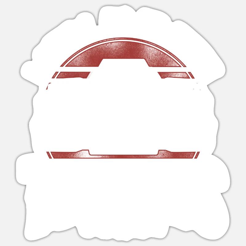 Freight Diesel Train Driver - Sticker Größe S (10 x 10 cm) - Mattweiß