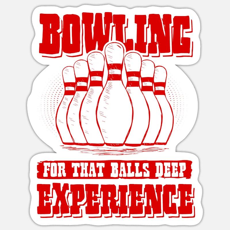 Bowling Experiments Sticker size S (10 x 10 cm)