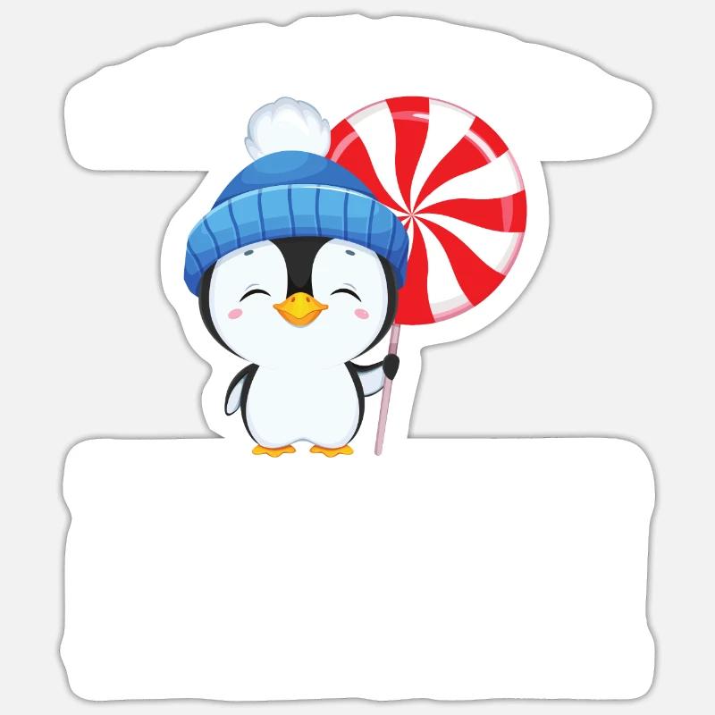 Sei immer du selbst, es sei denn, du kannst ein Pinguin sein - Sticker Größe S (10 x 10 cm) - Mattweiß