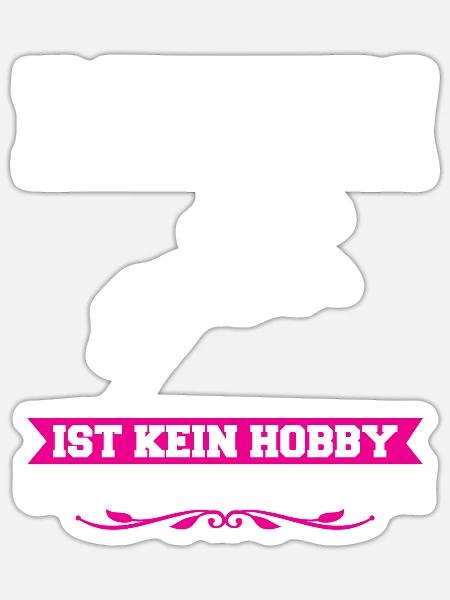 Reiten Mädchen Reiterhof Geschenk - Sticker Größe S (10 x 10 cm) - Mattweiß