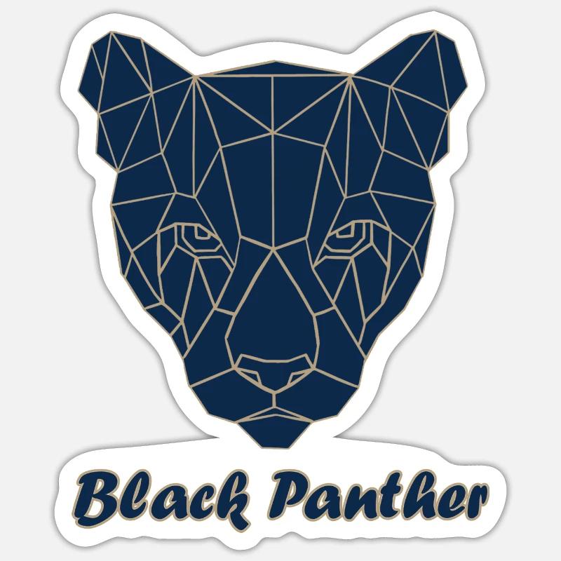 Panthère noire Sticker taille S (10 x 10 cm)