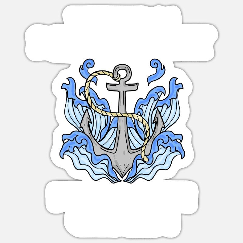 Schiff Schifffahrt - Sticker Größe S (10 x 10 cm) - Mattweiß